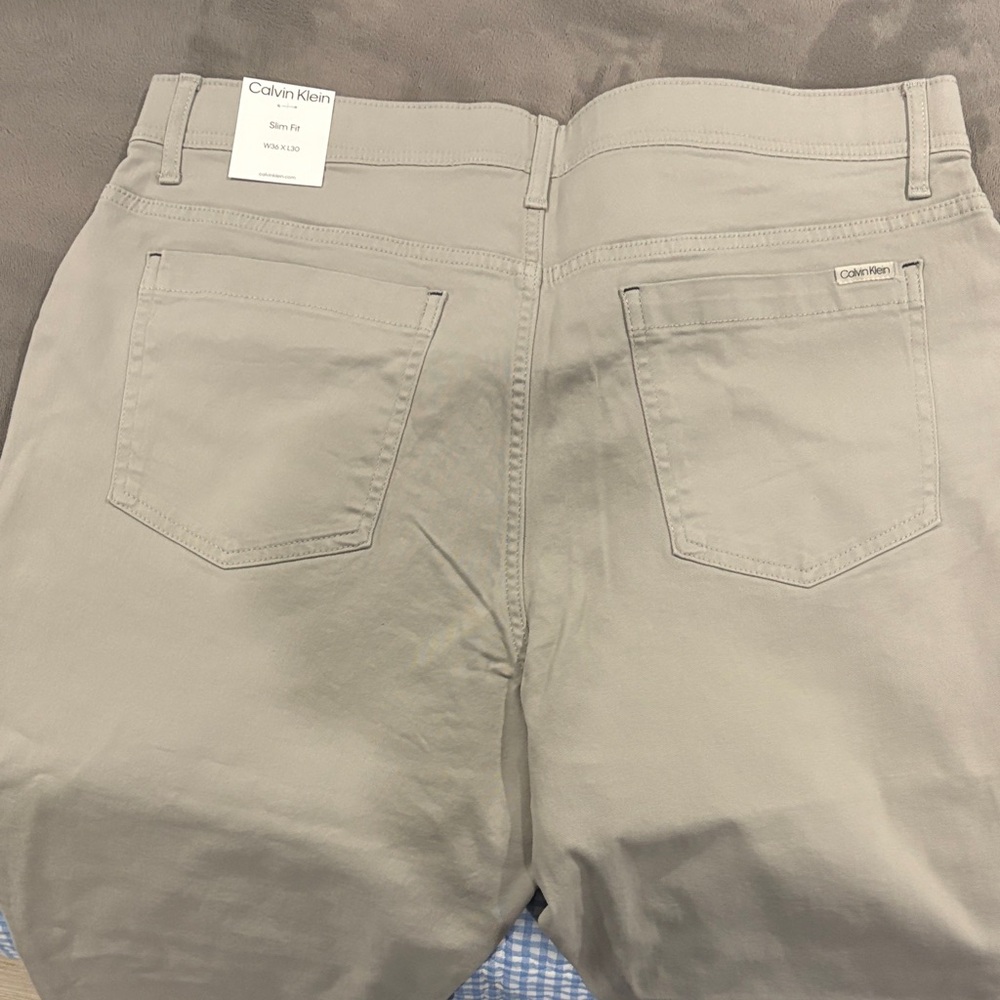 SOLD OUT! Calvin Klein Light Gray Trousers ( Brand new with tag)